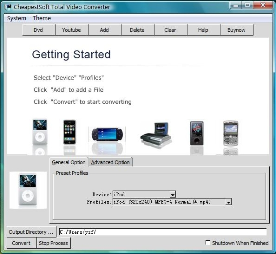 Video File Converter Screenshot
